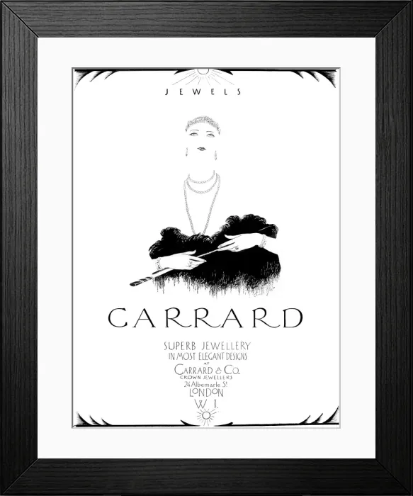 Framed Print : Garrard advertisement