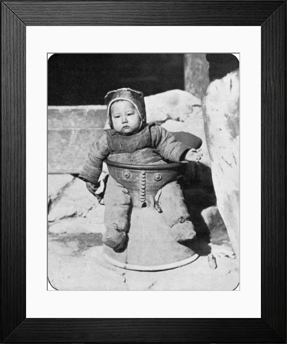 Framed Print : A Babys Chair in Henan, China Framed Print : A Babys Chair in Henan, China