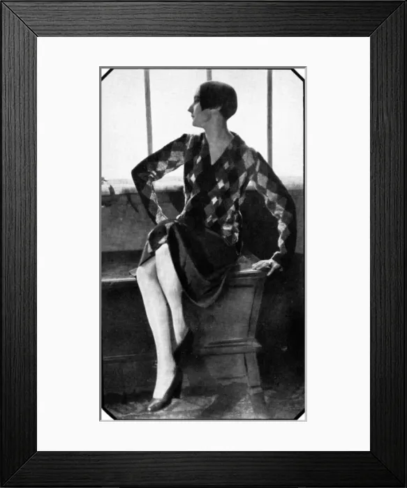 Framed Print : A Flapper Girl