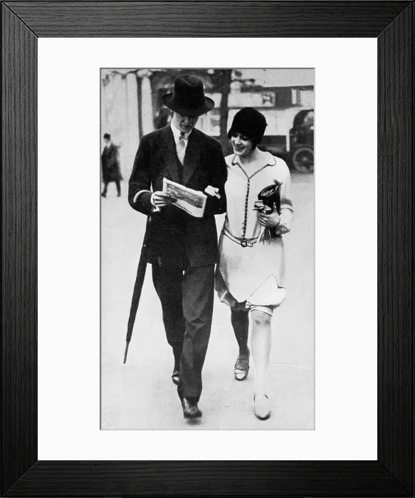 Framed Print : The Gartered Skirt Framed Print : The Gartered Skirt