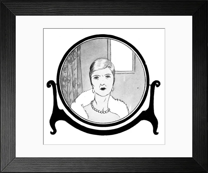 Framed Print : 1920s beauty treatment Framed Print : 1920s beauty treatment