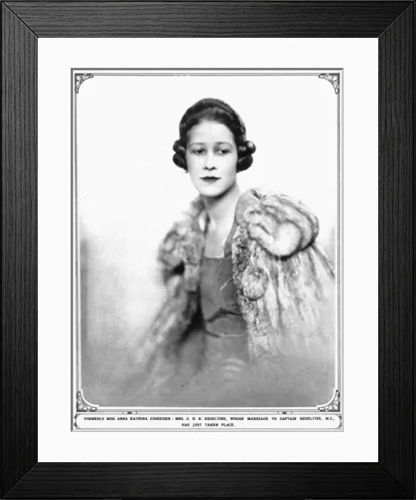 Framed Print : Anna Zinkeisen, 1928 Framed Print : Anna Zinkeisen, 1928