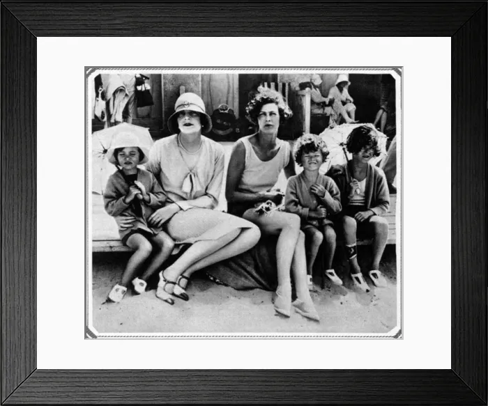 Framed Print : Patricia and Edwina Mountbatten, 1928