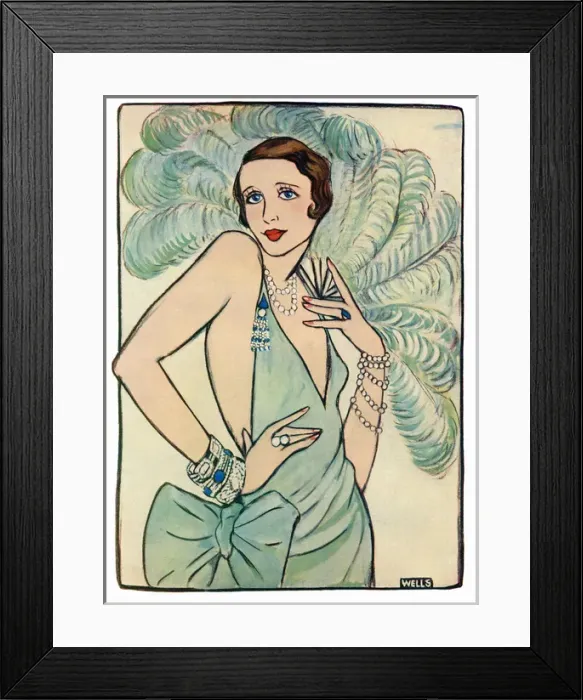 Framed Print : June in Bejewelled and Feathered Mood