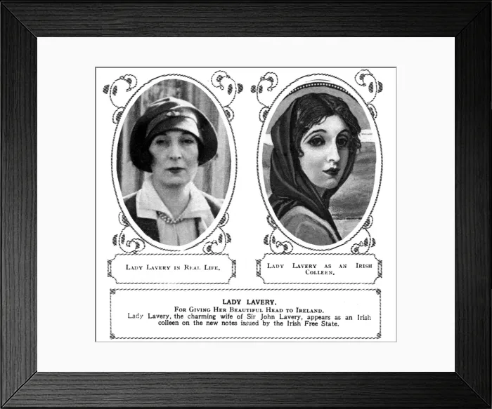 Framed Print : Lady Lavery Photographed and Pictured Framed Print : Lady Lavery Photographed and Pictured