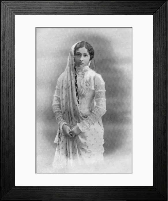 Framed Print : Mrs Tata by Lallie Charles Framed Print : Mrs Tata by Lallie Charles