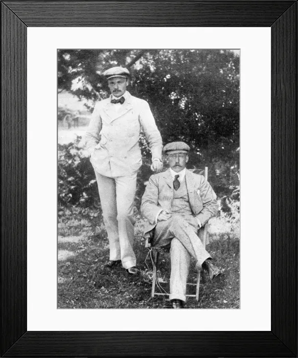 Framed Print : Prince Christian Victor and Capt Stuart-Wortley