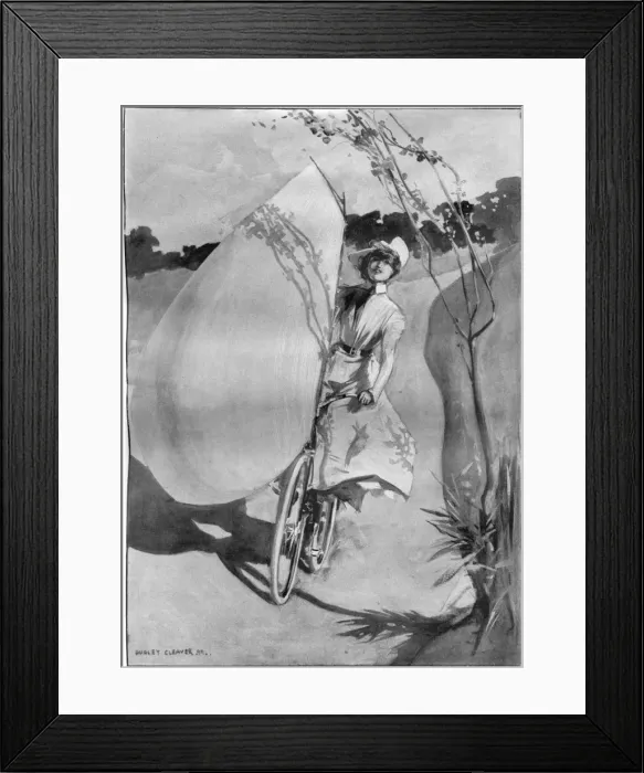 Framed Print : Bicycle sailing Framed Print : Bicycle sailing