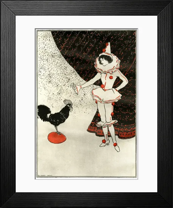 Framed Print : Gallic cock crow for the Paris exhibtion by Gilbert James Framed Print : Gallic cock crow for the Paris exhibtion by Gilbert James