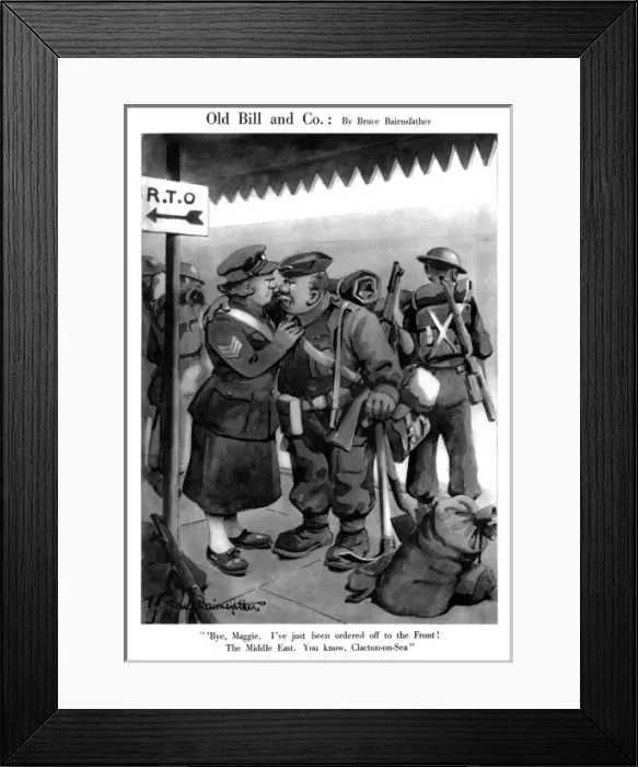 Framed Print : Old Bill and Co. July 1940 Framed Print : Old Bill and Co. July 1940