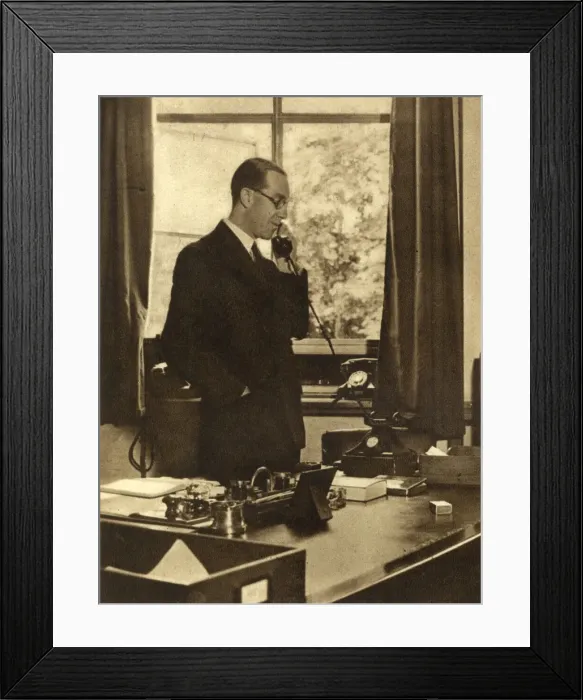 Framed Print : Walter Monckton at the Civil Service Framed Print : Walter Monckton at the Civil Service