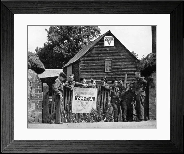 Framed Print : Y. M. C. A. Canteen in Wiltshire Framed Print : Y. M. C. A. Canteen in Wiltshire