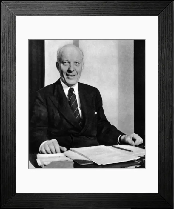 Framed Print : Hugh Dalton, 1940 Framed Print : Hugh Dalton, 1940