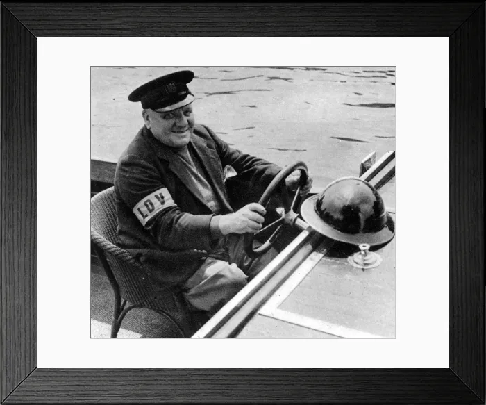 Framed Print : George Allison on River Patrol Framed Print : George Allison on River Patrol