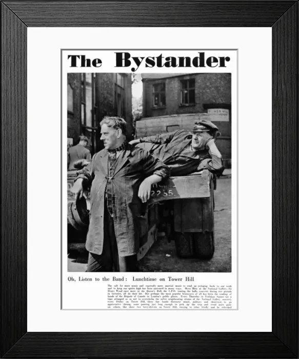 Framed Print : Lunchtime on Tower Hill Framed Print : Lunchtime on Tower Hill