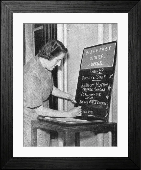 Framed Print : The Gordon Services Club, 1940 Framed Print : The Gordon Services Club, 1940