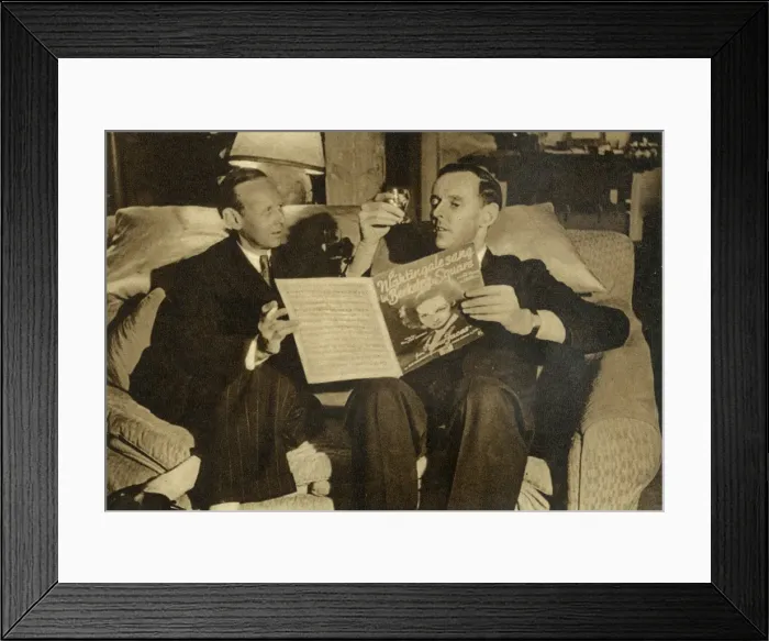 Framed Print : Manning Sherwin and Eric Maschwitz, 1940