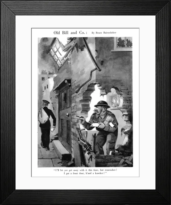 Framed Print : Old Bill and Co. October 1940 Framed Print : Old Bill and Co. October 1940