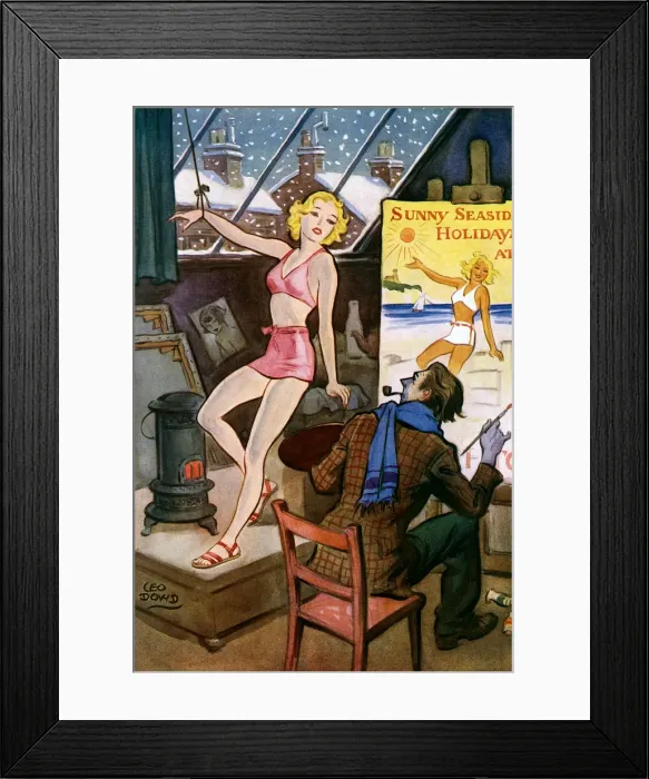 Framed Print : What about a rest, I m freezing Framed Print : What about a rest, I m freezing