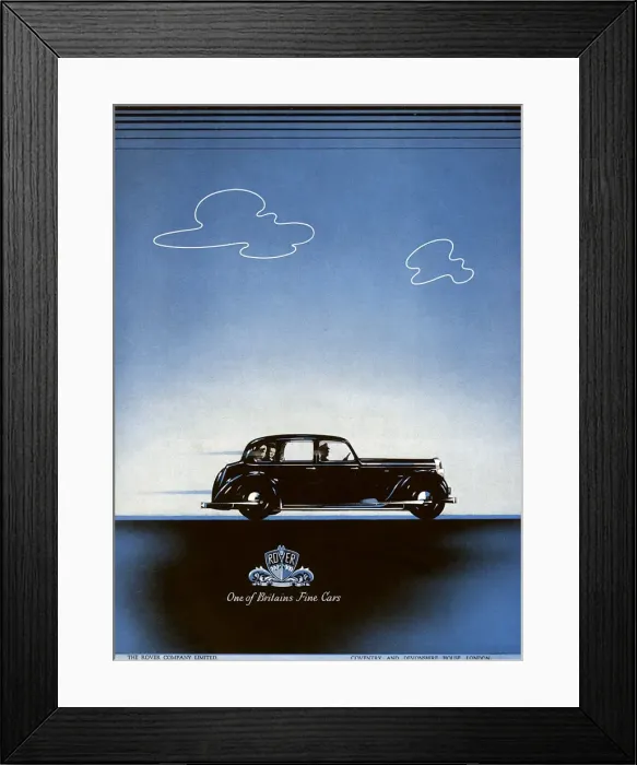 Framed Print : Rover advertisement, 1939 Framed Print : Rover advertisement, 1939