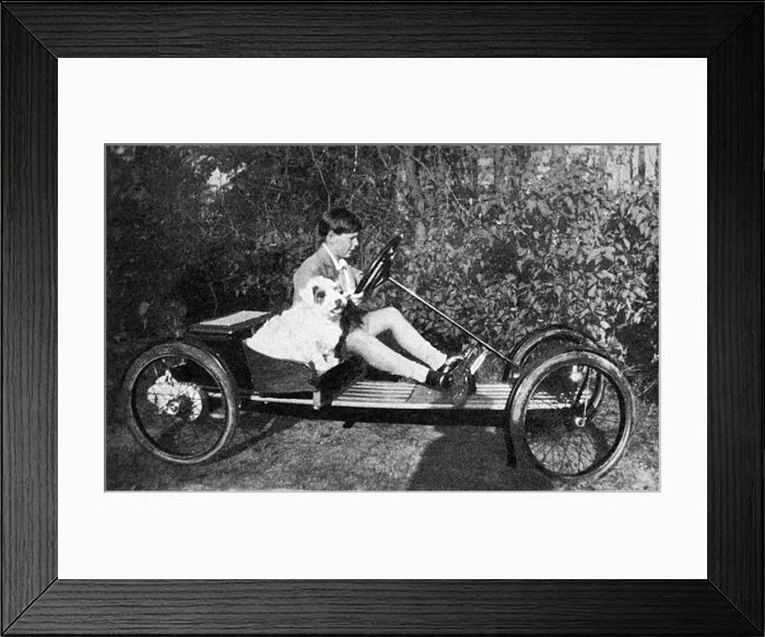 Framed Print : King Michael of Romania with Binnie the Sealyham Terrier Framed Print : King Michael of Romania with Binnie the Sealyham Terrier