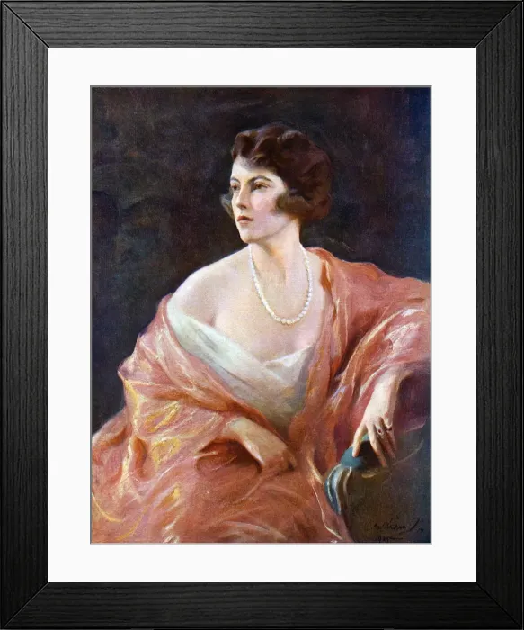 Framed Print : Marchioness of Milford Haven by Philip de Laszlo