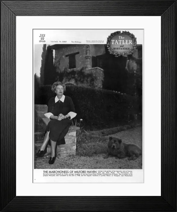 Framed Print : Tatler cover - Marchioness of Milford Haven Framed Print : Tatler cover - Marchioness of Milford Haven