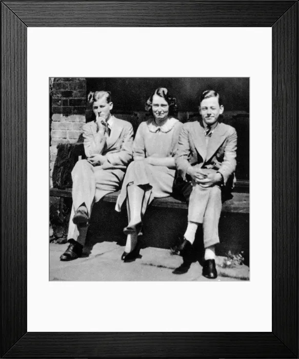 Framed Print : Prince Philip at Lynden Manor with his cousins Framed Print : Prince Philip at Lynden Manor with his cousins