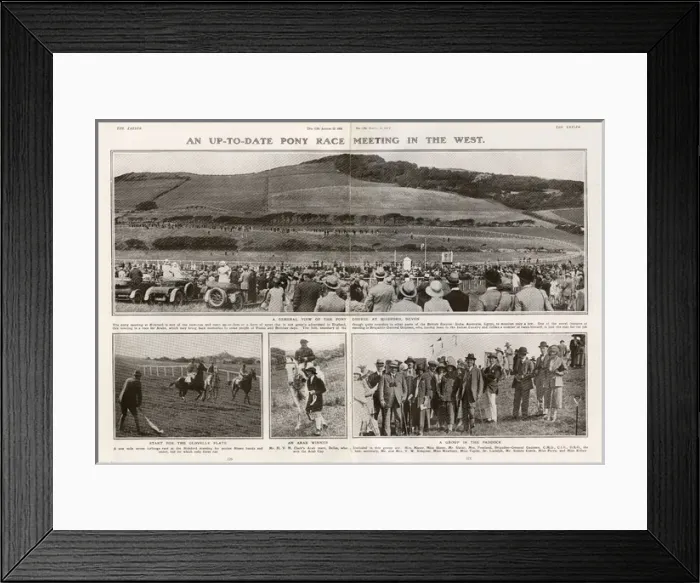 Framed Print : Bideford racecourse Framed Print : Bideford racecourse
