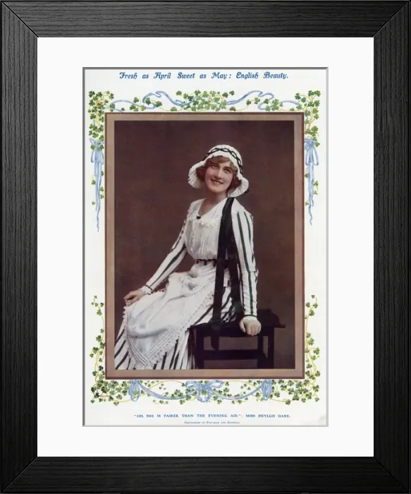 Framed Print : Phyllis Dare Framed Print : Phyllis Dare