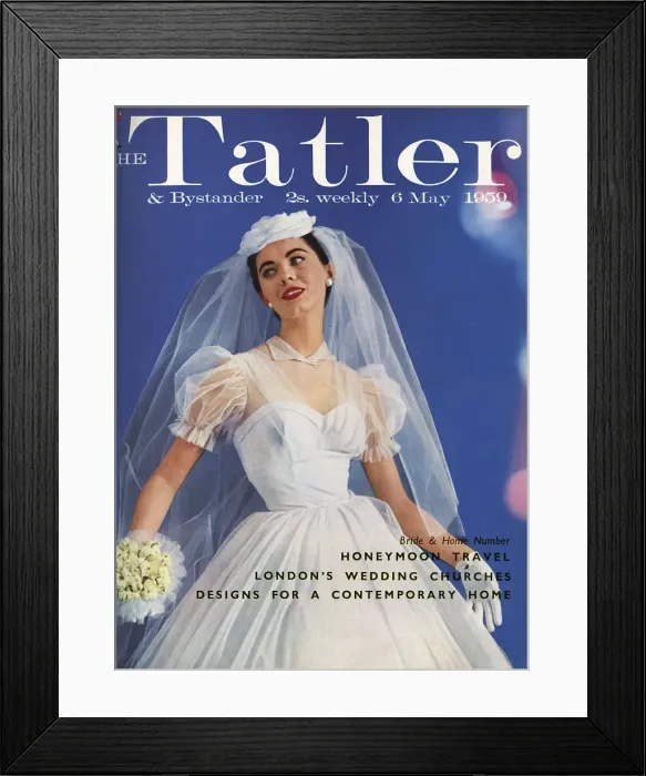 Framed Print : Tatler front cover, May 1959 Framed Print : Tatler front cover, May 1959