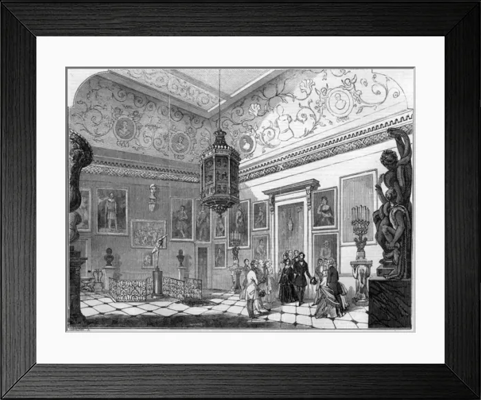 Framed Print : Royal Visit to Stowe House Framed Print : Royal Visit to Stowe House
