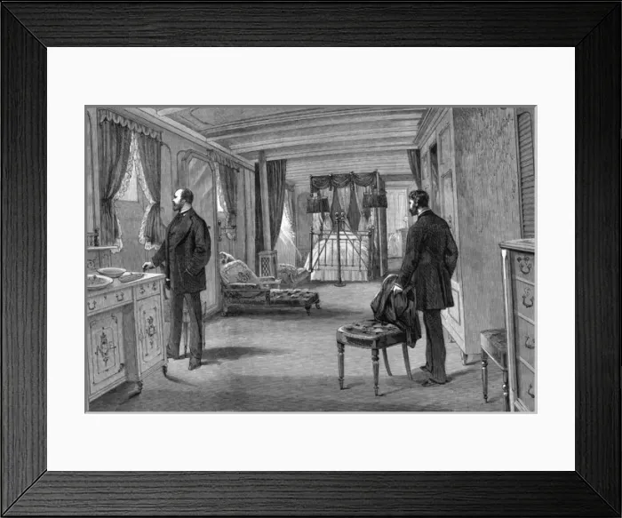 Framed Print : The Prince of Waless bedroom on board HMS Serapis Framed Print : The Prince of Waless bedroom on board HMS Serapis