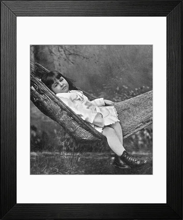Framed Print : May Goelet (Duchess of Roxburghe) as a little girl Framed Print : May Goelet (Duchess of Roxburghe) as a little girl