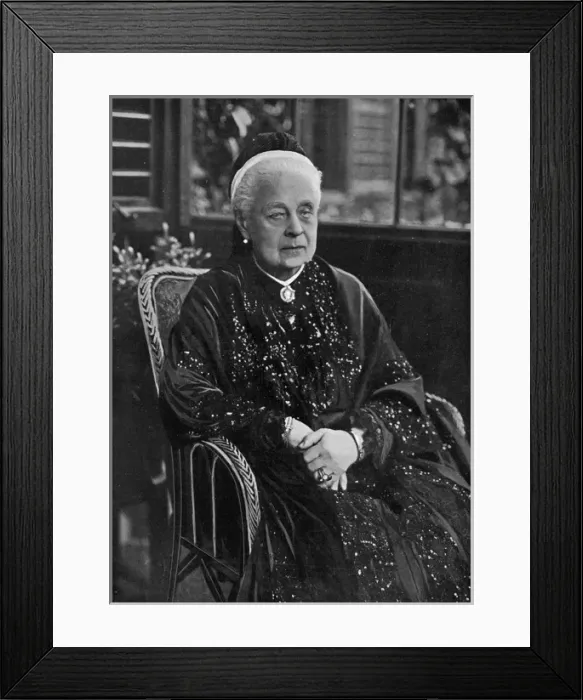 Framed Print : Princess Marie of Saxe-Altenburg, Ex-Queen of Hanover Framed Print : Princess Marie of Saxe-Altenburg, Ex-Queen of Hanover