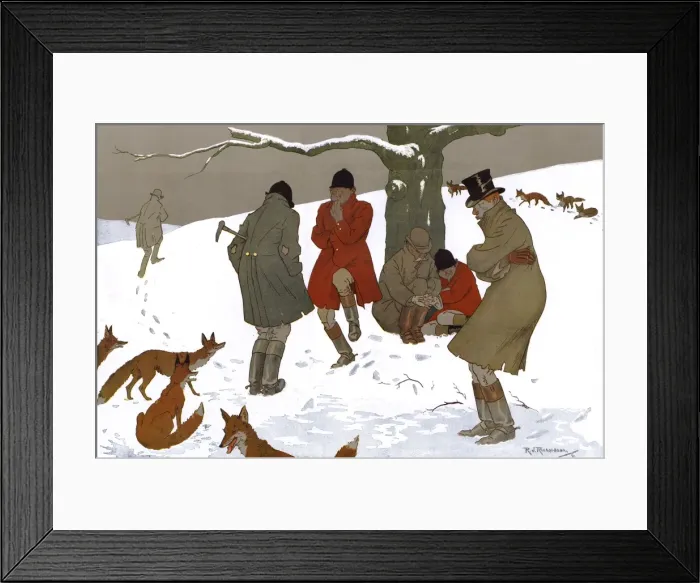 Framed Print : Where Wicked Sportsmen Go - The Huntsmans Purgatory Framed Print : Where Wicked Sportsmen Go - The Huntsmans Purgatory