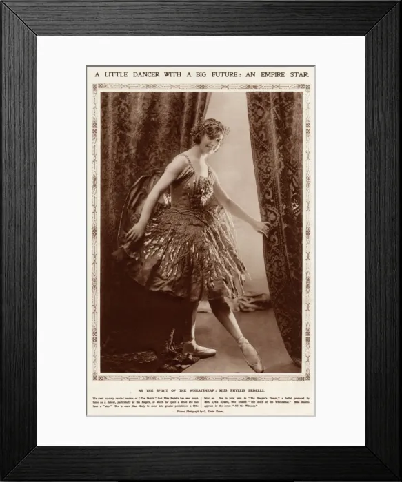 Framed Print : Phyllis Bedells 1913 Framed Print : Phyllis Bedells 1913