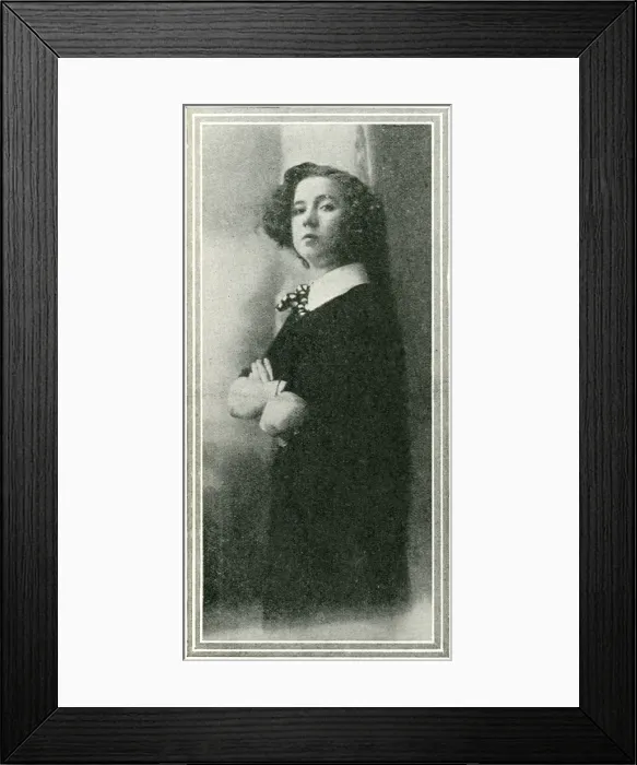 Framed Print : Miss Claire Waldoff Framed Print : Miss Claire Waldoff