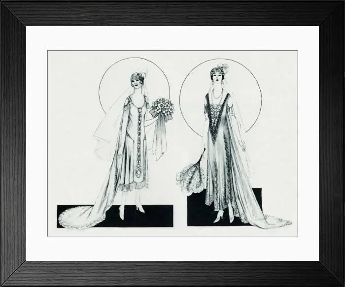 Framed Print : Court gowns by Reville Framed Print : Court gowns by Reville