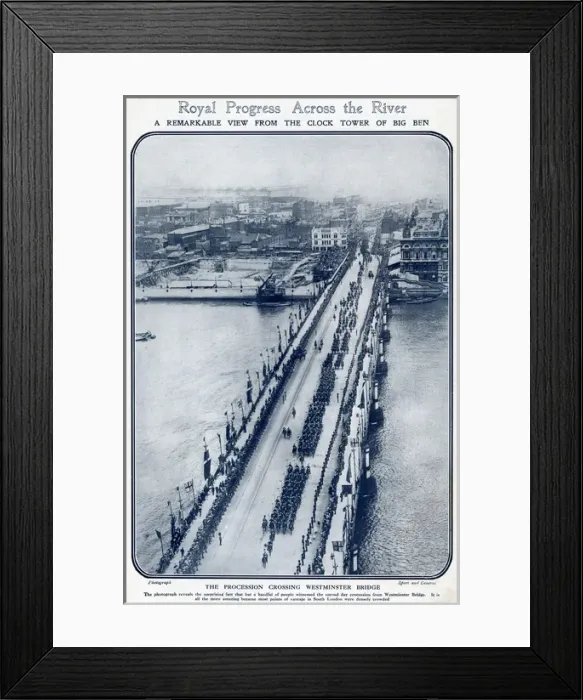 Framed Print : Coronation of his Majesty King George V, 1911 Framed Print : Coronation of his Majesty King George V, 1911