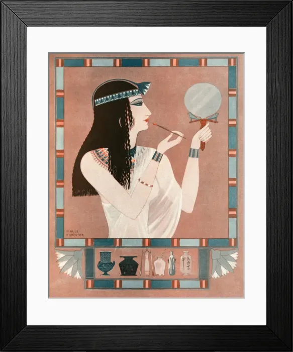 Framed Print : Lip stick in Tutankhamens day Framed Print : Lip stick in Tutankhamens day