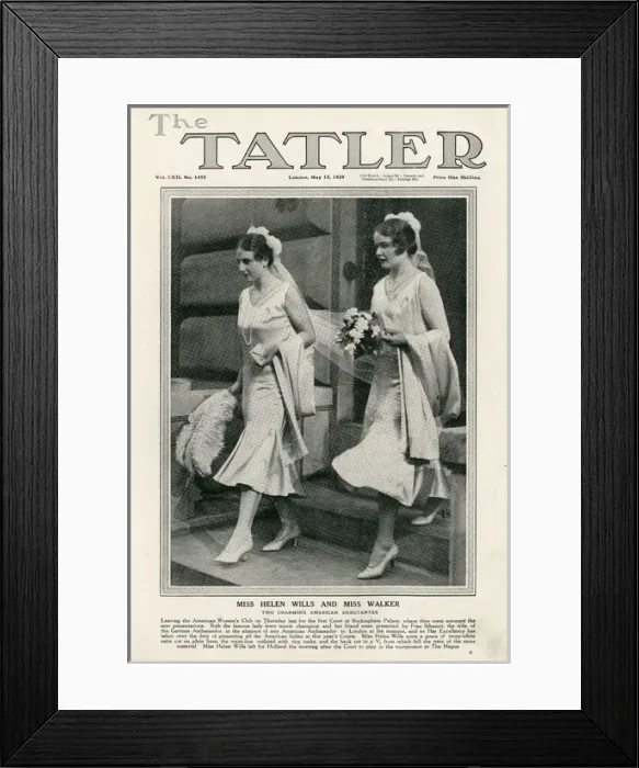 Framed Print : Helen Wills as a debutante Framed Print : Helen Wills as a debutante