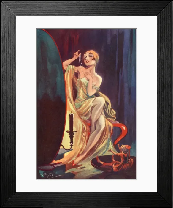 Framed Print : La Poupee by Ernest Hubbard Framed Print : La Poupee by Ernest Hubbard