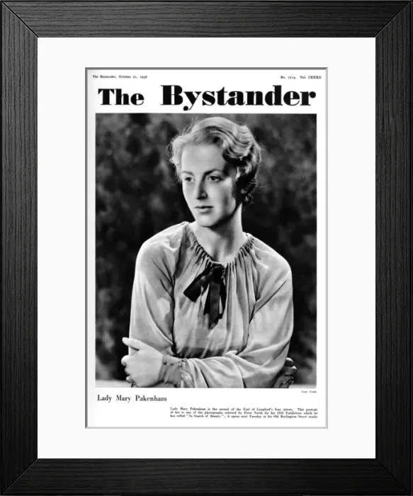 Framed Print : Bystander cover - Lady Mary Pakenham Framed Print : Bystander cover - Lady Mary Pakenham