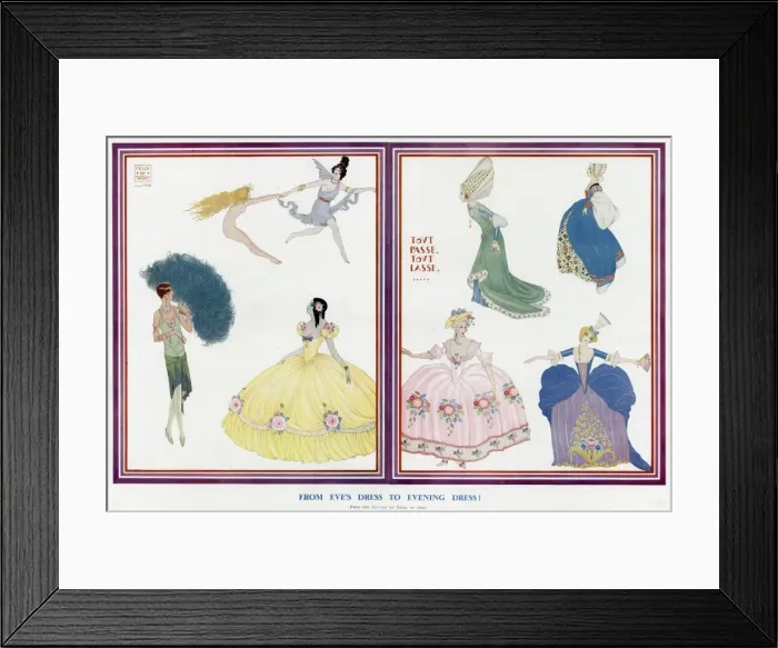 Framed Print : From Eves Dress to Evening Dress by Felix de Gray Framed Print : From Eves Dress to Evening Dress by Felix de Gray