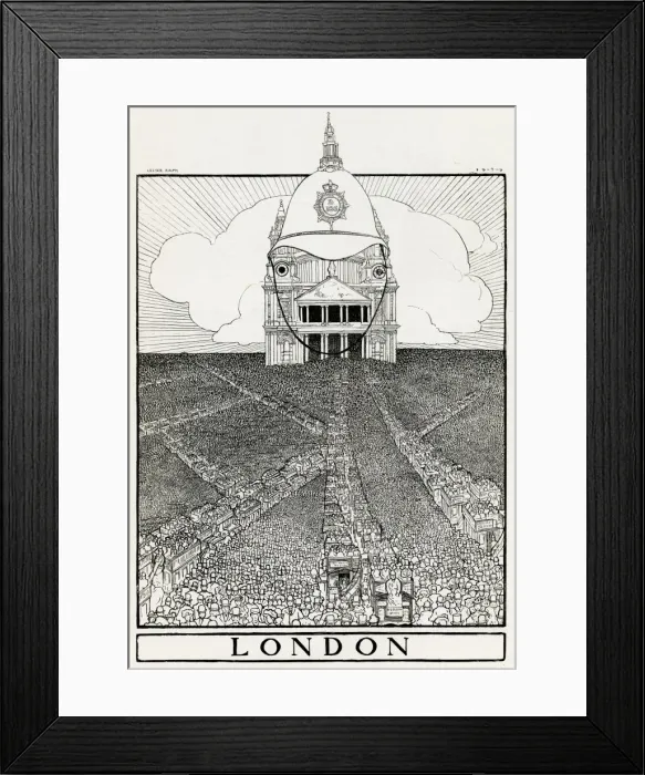 Framed Print : London by Lester Ralph Framed Print : London by Lester Ralph
