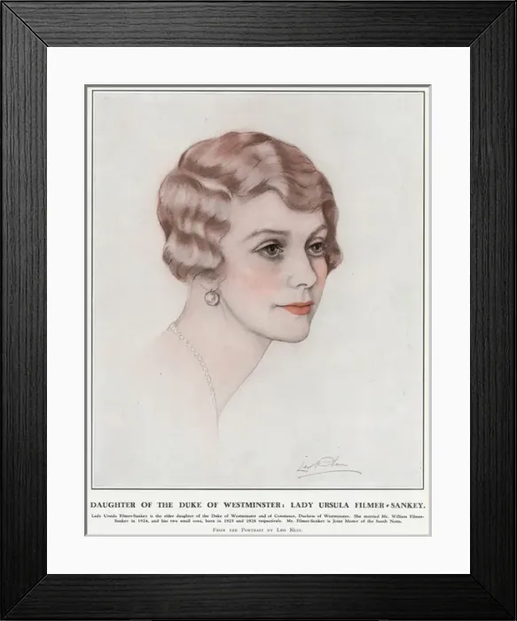 Framed Print : Lady Ursula Filmer-Sankey Framed Print : Lady Ursula Filmer-Sankey