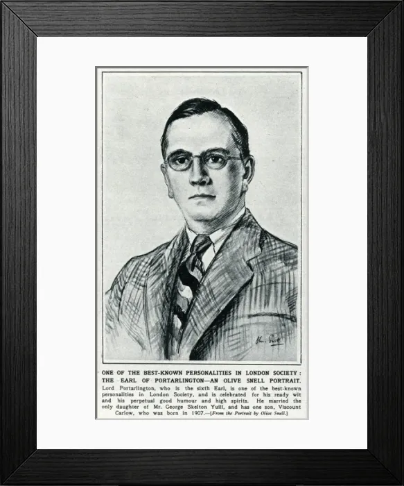 Framed Print : The Earl of Portarlington by Olive Snell Framed Print : The Earl of Portarlington by Olive Snell