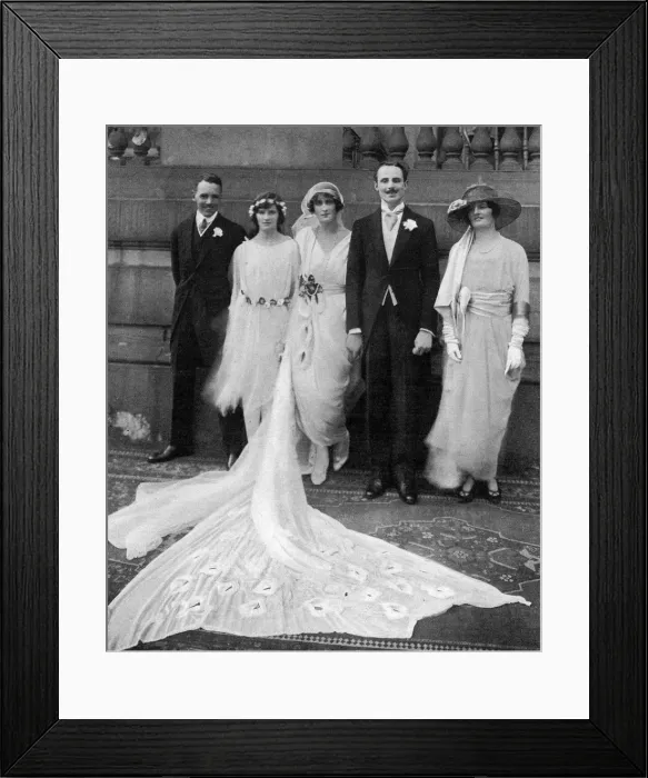 Framed Print : Wedding of Oswald Mosley and Cynthia Curzon