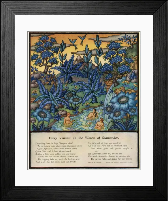 Framed Print : Faery Visions - In the Waters of Scamander Framed Print : Faery Visions - In the Waters of Scamander